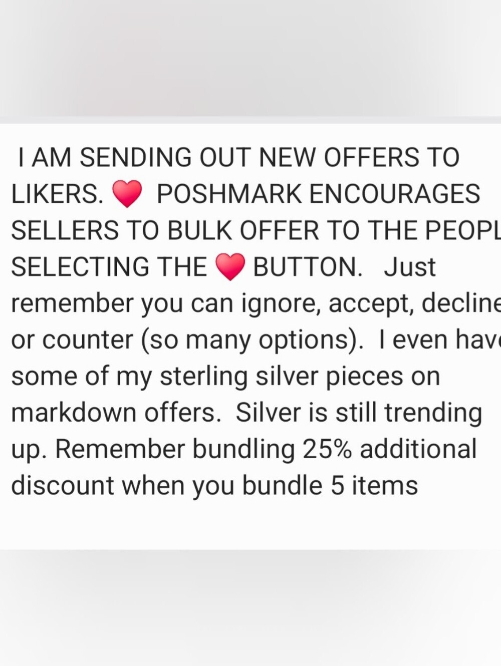 CLOSET SALE ITEMS